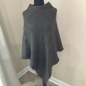 Cocogio Women’s Made In Italy Wool Alpaca Blend Pancho